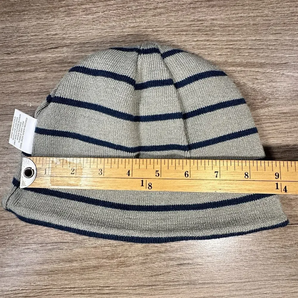 Universal Studios Harry Potter Ravenclaw Reversible Beanie Blue Gray Stripe